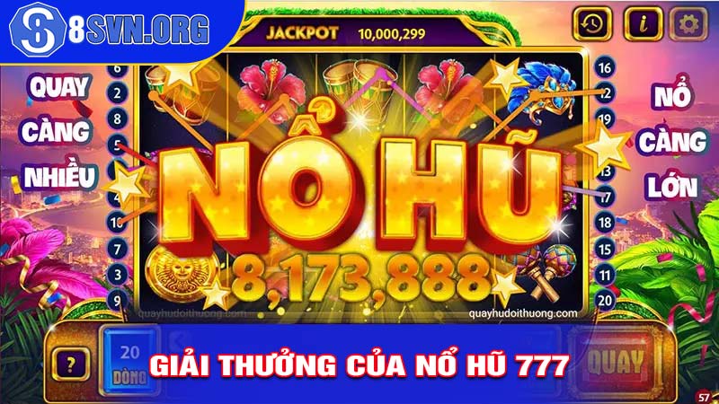 Giải Thưởng Đầy Hấp Dẫn Tại Nổ Hũ 777